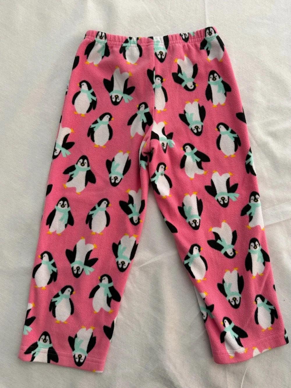 Carter's 4T Girls Winter Penguin Fleece Pajama Set
